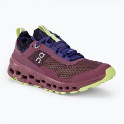 Buty do biegania damskie On Cloudultra 2. Czerwone obuwie sportowe damskie On, bez wzorów, z materiału, do biegania. Za 619.99 zł.