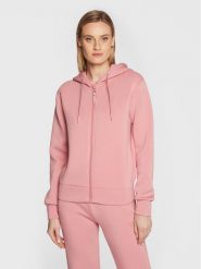 Guess Bluza V3RQ11 K7UW2 Różowy Regular Fit. Czerwone bluzy damskie Guess, xxs, z aplikacjami, z wiskozy, bez kaptura. Za 229.99 zł.