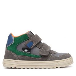Sneakersy Naturino. Szare trampki i tenisówki chłopięce Naturino, bez wzorów, bez zapięcia. Za 389.99 zł.