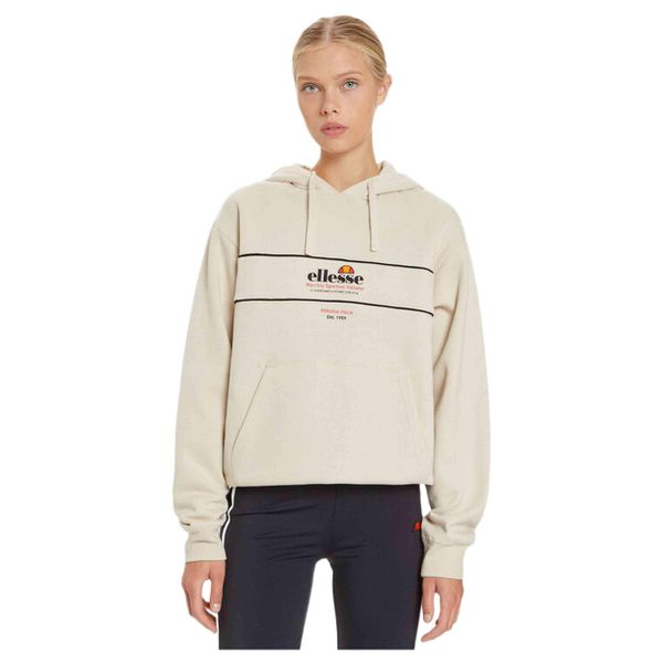 Bluza damska Ellesse Galster Hoodie. Brązowe bluzy damskie Ellesse, z aplikacjami, z bawełny, bez kaptura. Za 219.99 zł.