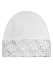 Guess Czapka W5BZ20 Z2NQ2 Biały. Białe czapki i kapelusze damskie Guess, na zimę, z aplikacjami, z wiskozy. Za 219.99 zł.