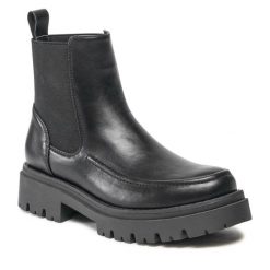 Sztyblety Jenny Fairy. Czarne botki damskie Jenny Fairy, bez obcasa, na płaskiej podeszwie, bez zapięcia. Za 135.99 zł.