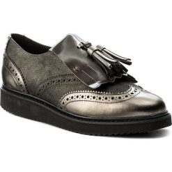 Półbuty GEOX - D Thymar C D724BC 0AJHS C6426 Taupe/Dk Grey. Brązowe półbuty damskie Geox, z nubiku. W wyprzedaży za 299.00 zł.