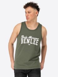 Tank top Benlee Ludica. Białe t-shirty męskie BENLEE, m, bez wzorów, z bawełny, bez kołnierzyka. Za 119.50 zł.