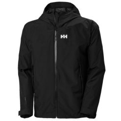 Aktywna kurtka narciarska Helly Hansen Ocean Bound. Czarne kurtki męskie Helly Hansen, na zimę, m, bez wzorów, narciarskie. Za 766.00 zł.