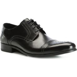 Buty męskie 83-M-800-1. Czarne eleganckie półbuty Wittchen, z syntetyku. Za 239.00 zł.