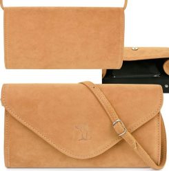 Beltimore Camelowa Damska Torebka Kopertówka Mała Beltimore W19. Kopertówki damskie Beltimore, bez wzorów, małe, bez dodatków. Za 80.29 zł.