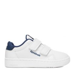 Sneakersy Reebok. Białe trampki i tenisówki chłopięce Reebok, bez wzorów, bez zapięcia. Za 179.99 zł.