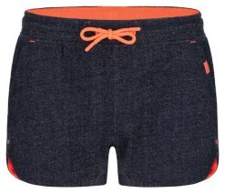 Damskie spodenki Loap Edula niebieskie. Niebieskie szorty damskie Scarpa, na lato, s, z aplikacjami, z bawełny, klasyczne. Za 155.99 zł.