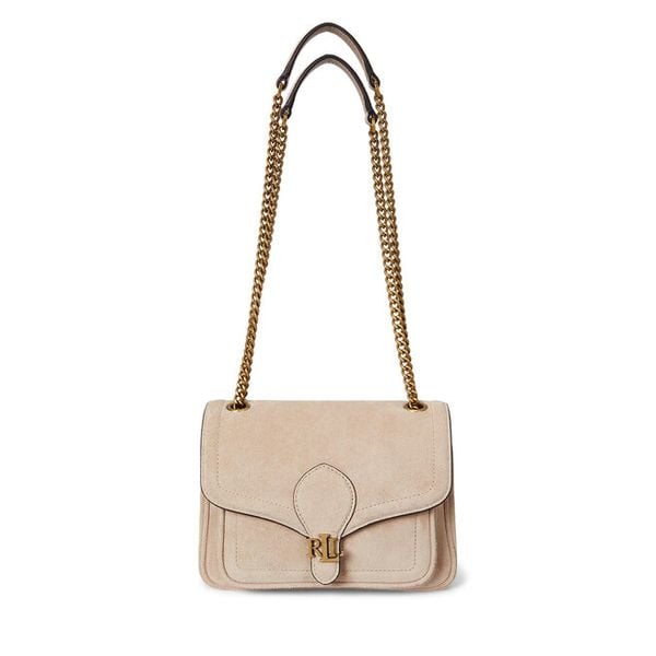 Torebka LAUREN RALPH LAUREN. Brązowe torebki do ręki damskie Lauren Ralph Lauren, bez wzorów, wizytowe, bez dodatków. Za 1,439.00 zł.