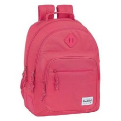 Plecak szkolny BlackFit8 M773 Różowy. Czerwone torby i plecaki dziecięce MBRANDS, z poliesteru. Za 195.40 zł.