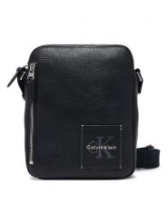 Calvin Klein Saszetka Bold Pebble Simple Reporter LV04D3623G Czarny. Czarne saszetki męskie Calvin Klein, ze skóry. Za 369.99 zł.