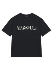 Napapijri T-Shirt S-Acadia NP0A8B3J Czarny Loose Fit. Czarne t-shirty dla chłopców Napapijri, bez wzorów, z bawełny, bez ramiączek. Za 129.99 zł.