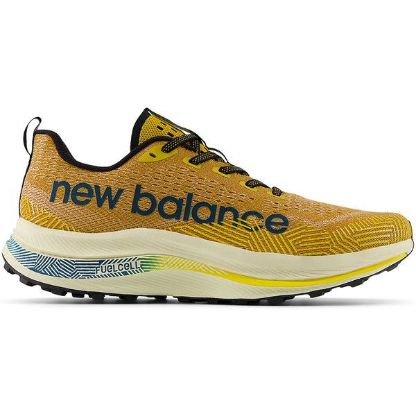 Buty męskie New Balance FuelCell SuperComp Trail MTTRXCY1 – brązowe. Brązowe buty sportowe męskie New Balance, z gumy, bez zapięcia, do biegania. Za 499.99 zł.