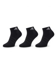 Adidas Skarpety krótkie Thin and Light Ankle Socks 3 Pairs IC1282 Czarny. Czarne skarpety damskie Adidas, bez wzorów, z bawełny. Za 39.99 zł.