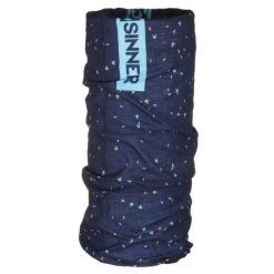 Bandana SINNER Black Speckles, ciemnoniebieska, unisex. Niebieskie czapki i kapelusze damskie SINNER, na zimę, bez wzorów, sportowe. Za 140.00 zł.
