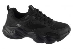 Buty sportowe Sneakersy damskie, Bobs Sport Diego. Czarne obuwie sportowe damskie Skechers, bez wzorów, z materiału, trekkingowe. Za 279.99 zł.