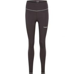 Damskie legginsy Hummel Pulse Retro. Brązowe legginsy damskie Hummel, l, bez wzorów, z materiału, na fitness i siłownię. Za 226.00 zł.