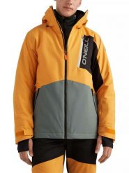 Płaska kurtka narciarska męska O'Neill Jigsaw. Brązowe kurtki snowboardowe męskie O'Neill, m, bez wzorów, z dresówki, długie, bez kaptura, narciarskie. Za 939.00 zł.