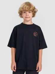 4F T-shirt oversize z nadrukiem chłopięcy - czarny 164 (13-14 lat). Czarne t-shirty dla chłopców 4f, bez wzorów, z bawełny, bez ramiączek. W wyprzedaży za 29.99 zł.