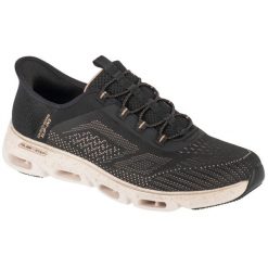 Buty sportowe Sneakersy damskie, Slip-Ins: Glide-Step Gratify - Pace. Czarne obuwie sportowe damskie Skechers, bez wzorów, trekkingowe, Skechers Sport. Za 399.99 zł.