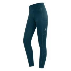 Dziewczęce legginsy konkursowe z pełnym uchwytem ELT Ella. Brązowe legginsy dla dziewczynek ELT, bez wzorów, z elastanu. Za 214.50 zł.
