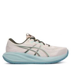 Buty do biegania Asics. Brązowe buty sportowe męskie Asics, bez zapięcia, do biegania. Za 659.99 zł.