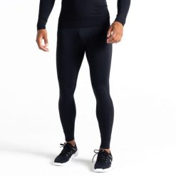 Legginsy termoaktywne męskie DARE2B Baselayer. Czarne legginsy sportowe męskie Dare 2b, m, bez wzorów, z materiału, do biegania. Za 80.00 zł.