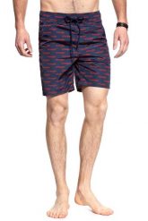 SPODENKI MĘSKIE WRANGLER SWIM SHORT SCARLET RED W4B01V9UU 112129078. Czerwone kąpielówki męskie Wrangler, m, bez wzorów, krótkie. W wyprzedaży za 69.99 zł.