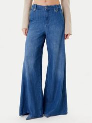 Marella Jeansy 2523186154 Granatowy Wide Leg. Niebieskie jeansy damskie Marella. Za 559.99 zł.