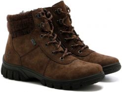 Rieker Booties Brązowe 38 (Z7220-26). Brązowe obuwie sportowe damskie Rieker, bez wzorów. Za 332.64 zł.