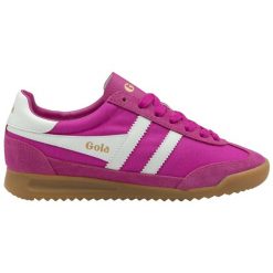 Sznurowane trampki damskie Gola Topspin. Niebieskie trampki i tenisówki damskie Gola, bez wzorów, z gumy, klasyczne, bez zapięcia. Za 426.00 zł.