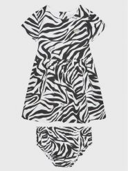 Guess Sukienka codzienna A3RK00 J1313 Czarny Regular Fit. Czarne sukienki dla dziewczynek Guess, z aplikacjami, z bawełny, bez ramiączek. Za 119.99 zł.