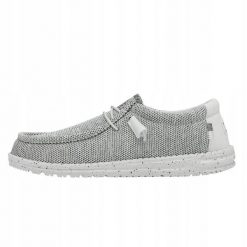 HeyDude Męskie Mokasyny Wally 40019 Sox. Czarne mokasyny męskie Hey dude, z materiału. Za 341.45 zł.