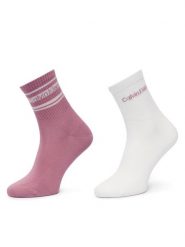 Calvin Klein Skarpety długie 701241453 Kolorowy. Skarpety damskie Calvin Klein, bez wzorów, z bawełny. Za 64.99 zł.