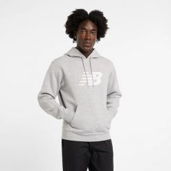 Bluza sportowa męska New Balance MT43904AG. Szare bluzy męskie New Balance, m, bez wzorów, z kapturem, trekkingowe. Za 325.00 zł.