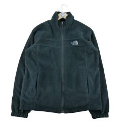 Second life - The North Face kurtka polarowa męska dwustronna - Jak nowy. Czarne kurtki męskie The North Face, l, bez wzorów, z polaru, eleganckie, bez kaptura. Za 212.96 zł.