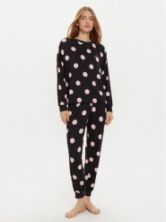 Kate Spade Piżama KSI92714 Czarny Regular Fit. Czarne piżamy damskie Kate Spade, xl, bez wzorów, z wiskozy, bez ramiączek. Za 279.99 zł.