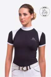 Koszulka wyścigowa damska Black Jack. Białe t-shirty damskie CAVALLIERA, xl, bez wzorów, z bawełny, eleganckie, bez kołnierzyka. Za 219.00 zł.