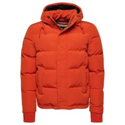 Kurtka puchowa z kapturem Superdry Everest. Brązowe kurtki męskie Superdry., m, z aplikacjami, z elastanu, klasyczne, z kapturem. Za 687.95 zł.