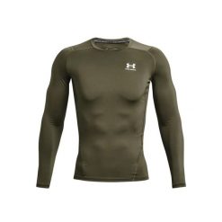 Koszulka sportowa męska Under Armour Ua Hg Armour Comp. Zielone bluzy męskie Under Armour, m, bez wzorów, bez kaptura. Za 222.50 zł.