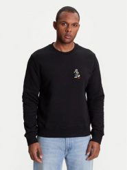 KARL LAGERFELD Bluza 705099 553930 Czarny Regular Fit. Czarne bluzy męskie KARL LAGERFELD, m, bez wzorów, z bawełny, bez kaptura. Za 699.99 zł.