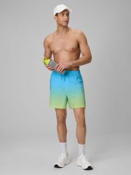 4F Spodenki plażowe boardshorty męskie - niebieskie 3XL. Niebieskie kąpielówki męskie 4f, m, bez wzorów, z materiału, do pływania. Za 99.99 zł.