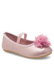 Nelli Blu Baleriny CF2685-2 Różowy. Czerwone baleriny dziewczęce Nelli Blu, bez wzorów, ze skóry, bez zapięcia. Za 59.99 zł.