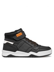 Geox Sneakersy J Perth Boy J467RA 0MEFU C0038 M Czarny. Czarne buty sportowe chłopięce Geox, bez wzorów, ze skóry, bez zapięcia. Za 255.99 zł.