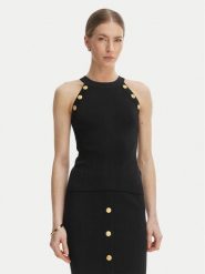 Guess Sweter G6GR10 Z0625 Czarny Regular Fit. Czarne swetry damskie Guess, s, z aplikacjami, z syntetyku, bez kołnierzyka, bez ramiączek, bez kaptura. Za 519.99 zł.