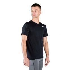 Koszulka męska Nike Dri-Fit. Czarne buty sportowe męskie Nike, bez zapięcia, na fitness i siłownię, dri-fit (nike). Za 119.99 zł.