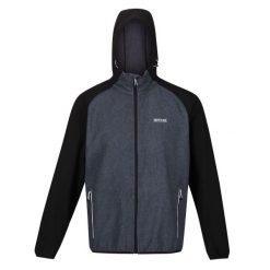 Męski Softshell Arec III. Czarne kurtki męskie Regatta, m, bez wzorów, z softshellu, sportowe, bez kaptura. Za 214.99 zł.