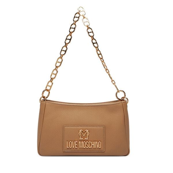 Torebka LOVE MOSCHINO. Brązowe torebki do ręki damskie Love Moschino, bez wzorów, klasyczne, bez dodatków. Za 765.99 zł.