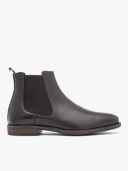 Brązowe skórzane sztyblety. Brązowe botki męskie Ryłko, bez wzorów, ze skóry, eleganckie, przed kolano, bez zapięcia. Za 599.99 zł.